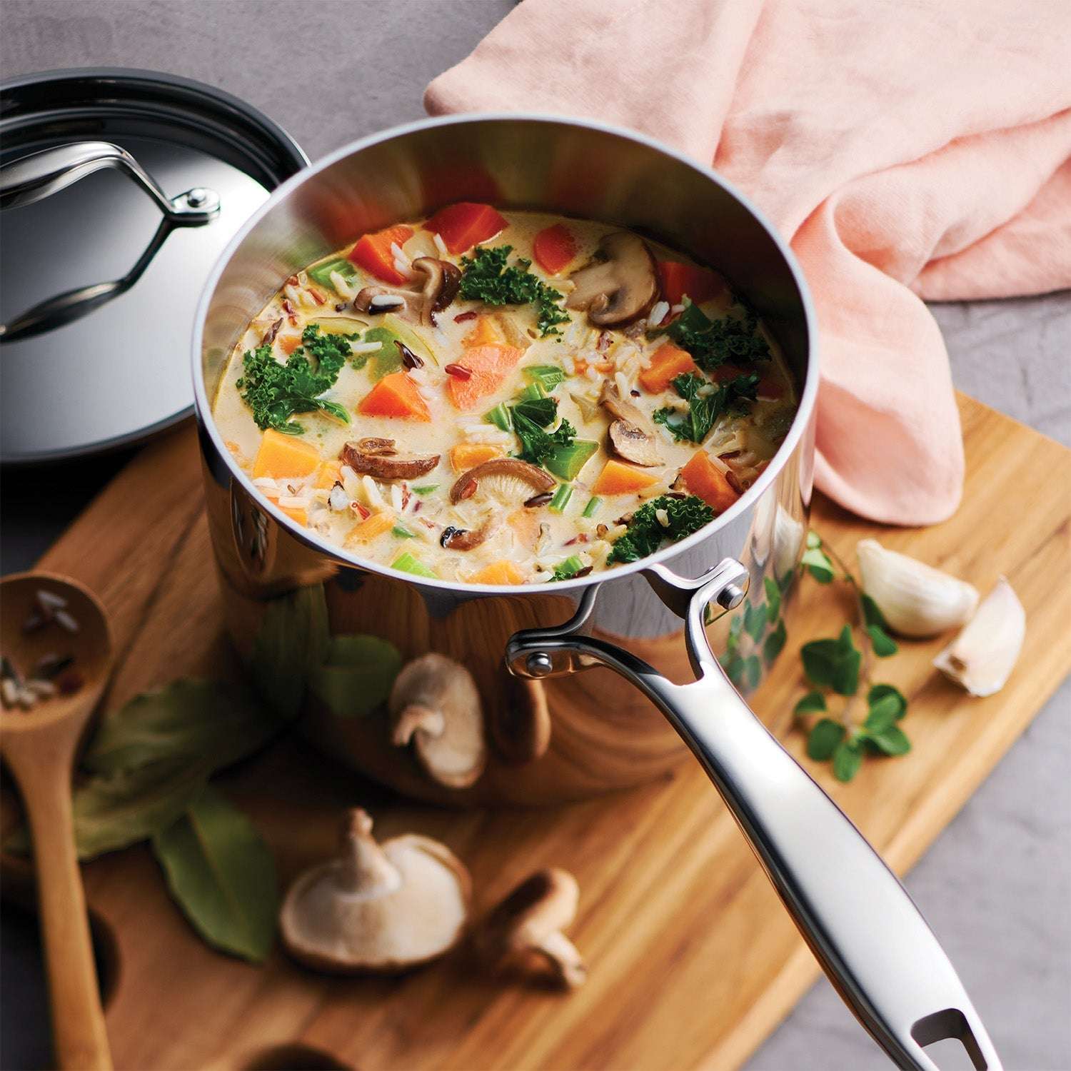 Tramontina Grano 3-Ply Stainless Steel 6 Pcs. Cookware Set - Image 10