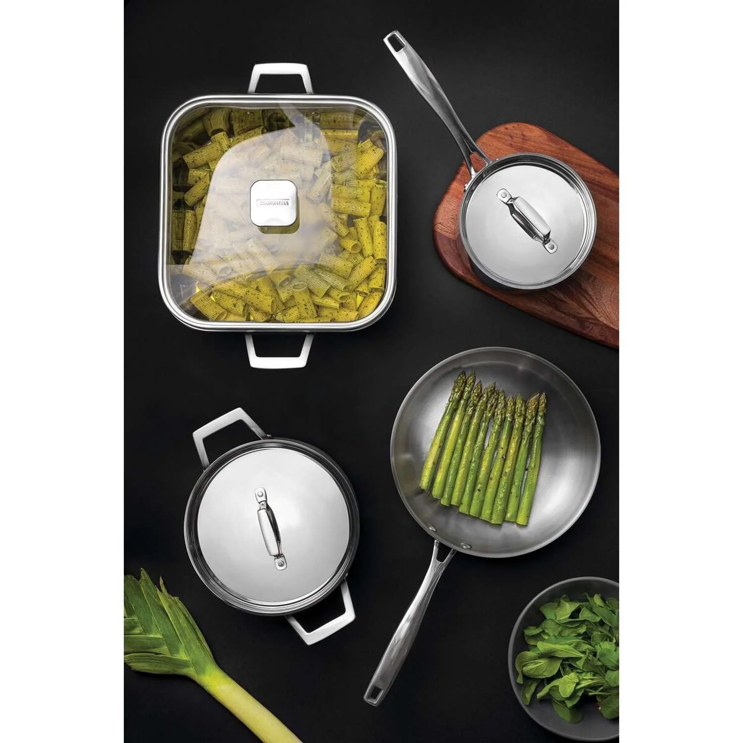 Tramontina Grano 3-Ply Stainless Steel Deep Casserole 20cm (3.8l) - Image 4