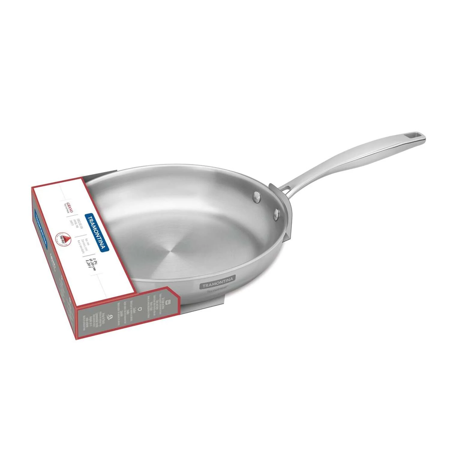 Tramontina Grano 3-Ply Stainless Steel Frying Pan 20cm (1.2l) - Image 12