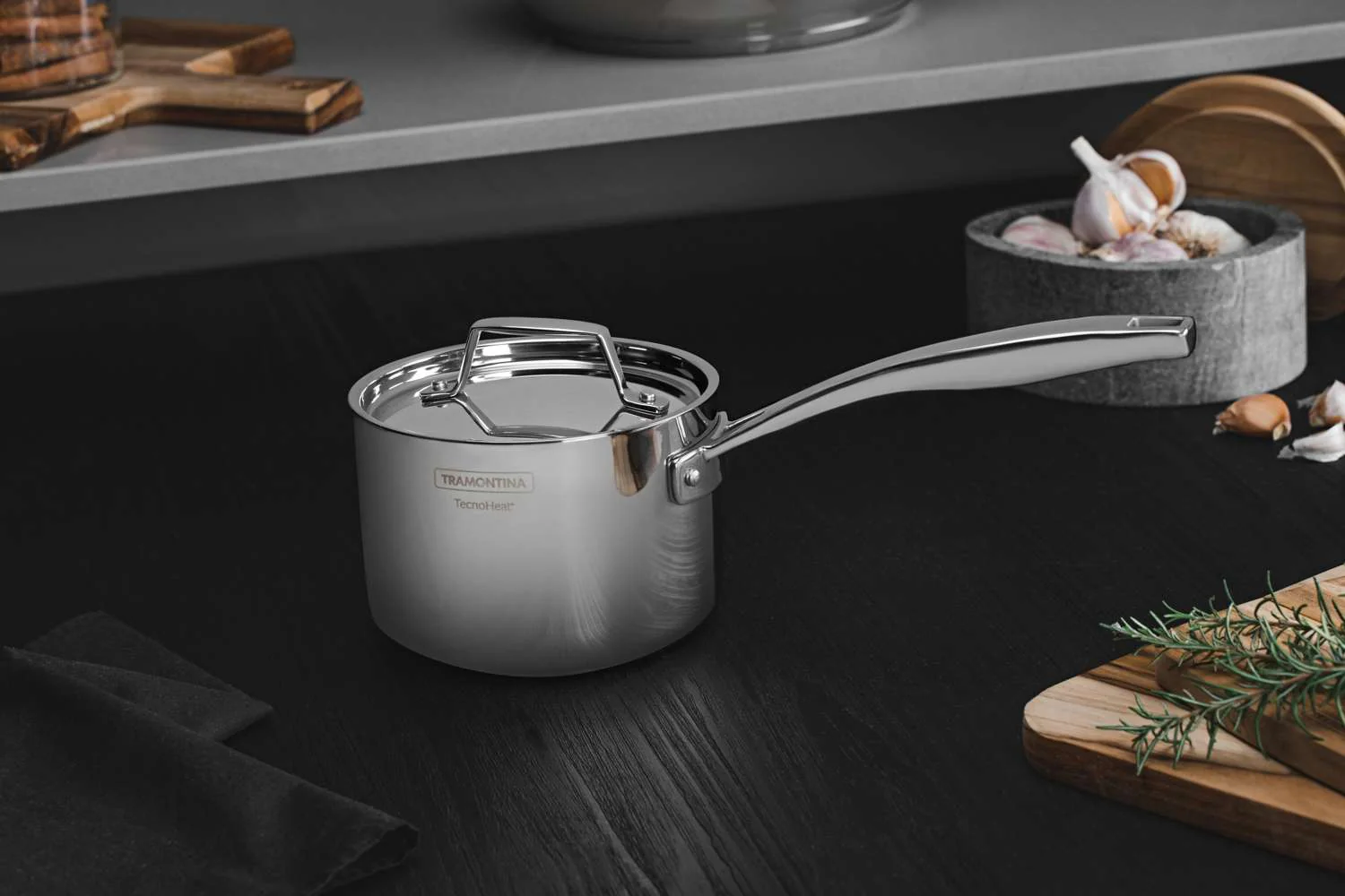Tramontina Grano 3-Ply Stainless Steel Saucepan 16cm (1.7l) - Image 9