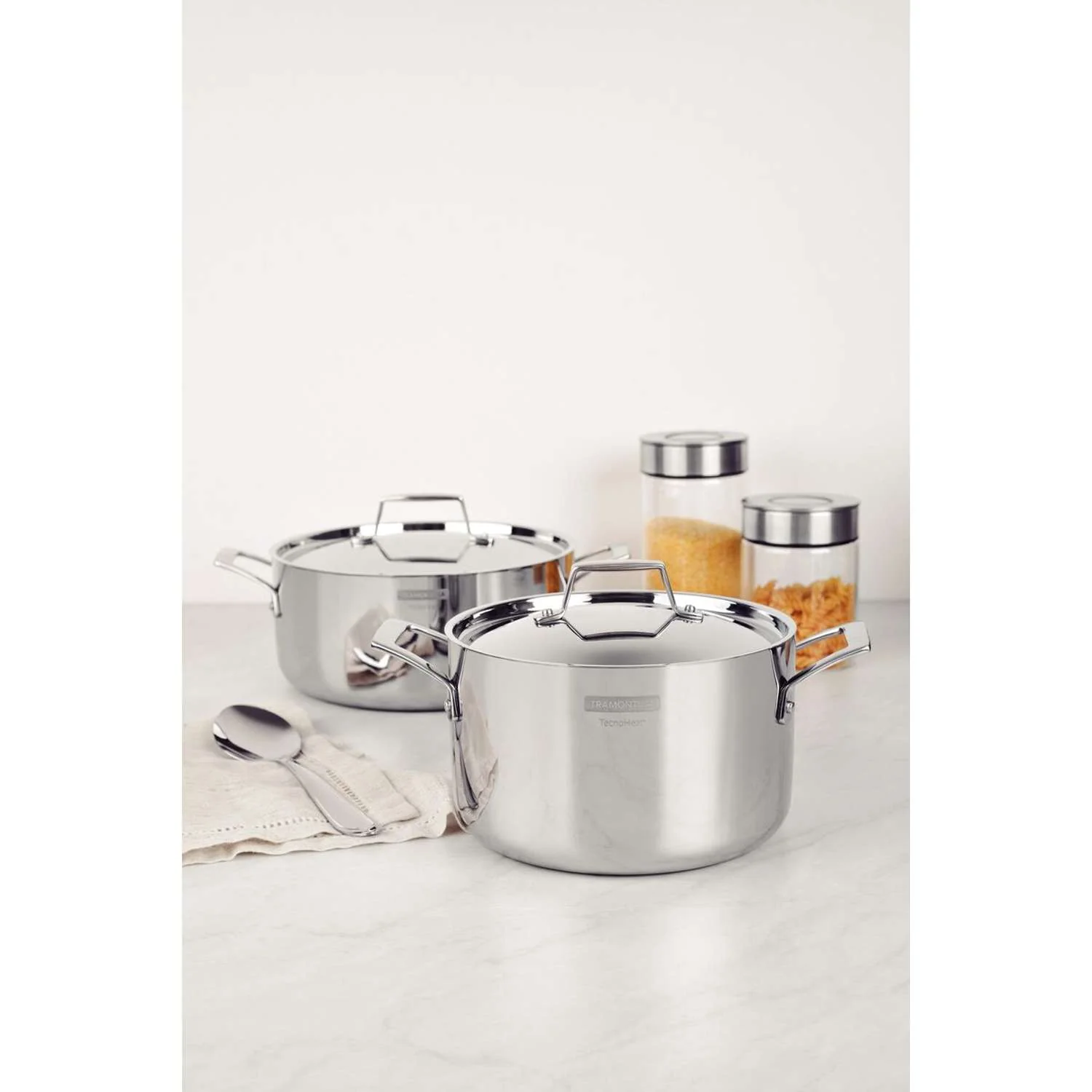 Tramontina Grano 3-Ply Stainless Steel Stock Pot 24cm (7.7l) - Image 4
