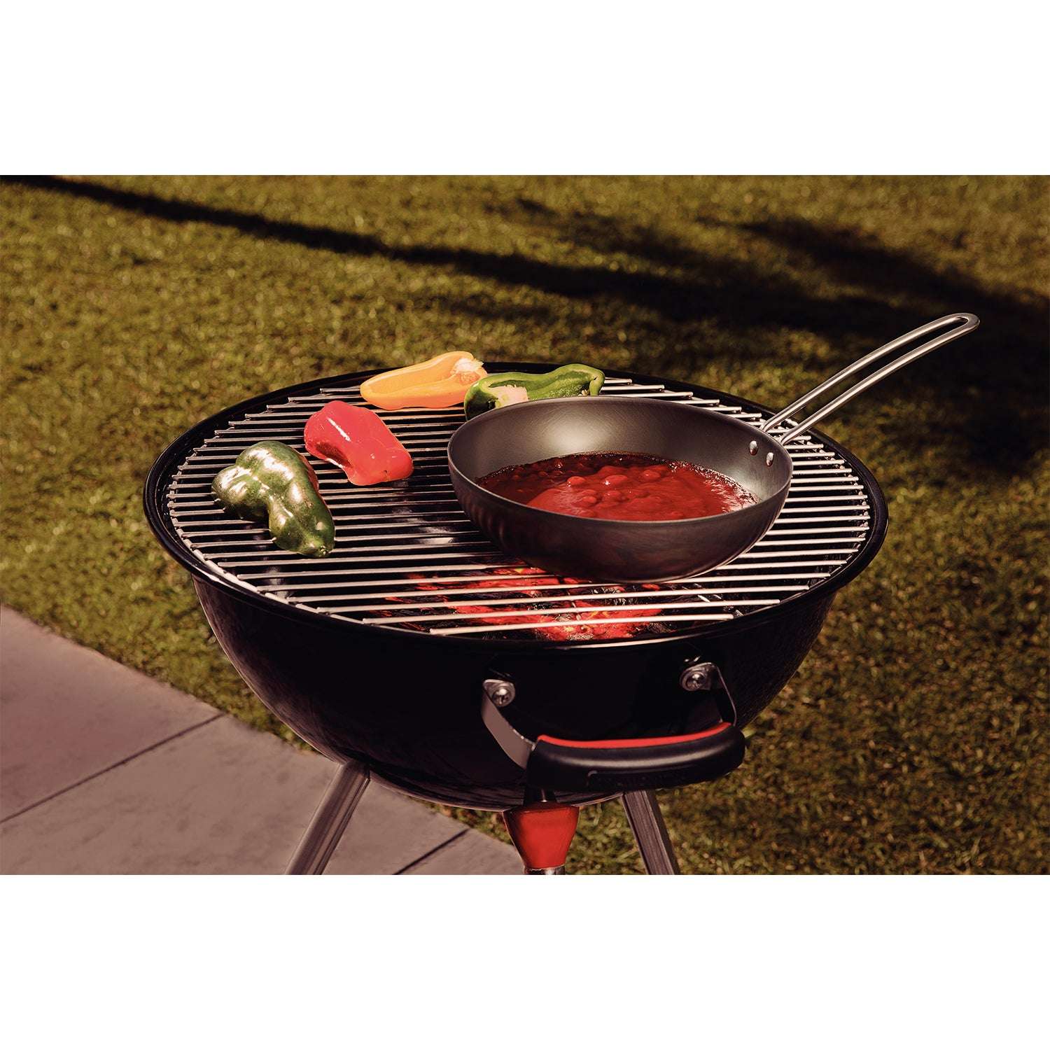 Tramontina Anodised Aluminium Barbecue Wok 24 cm - 2.2l - Image 4