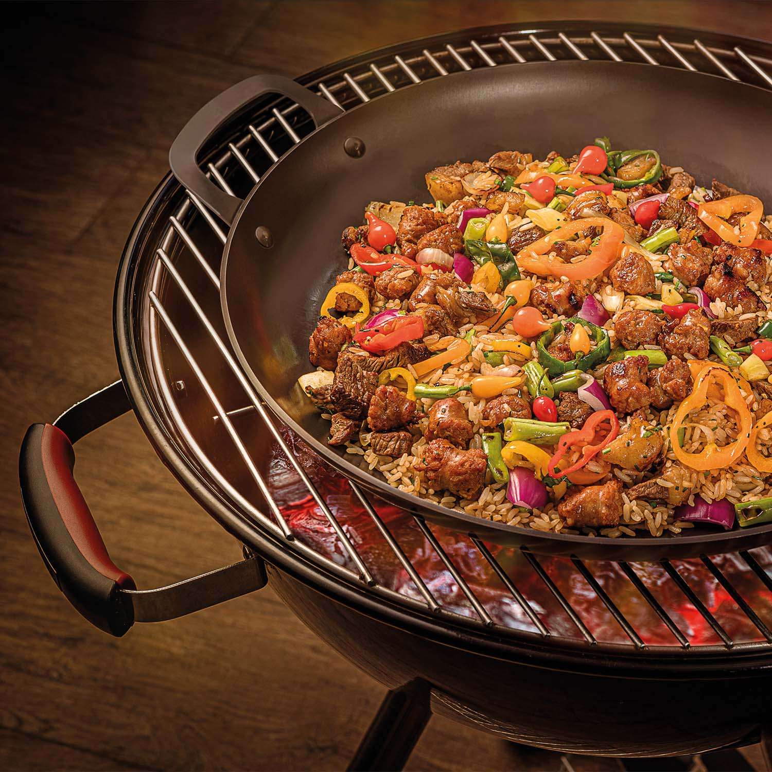 Tramontina Carbon Steel Outdoor Paella Pan 40 cm - Image 3