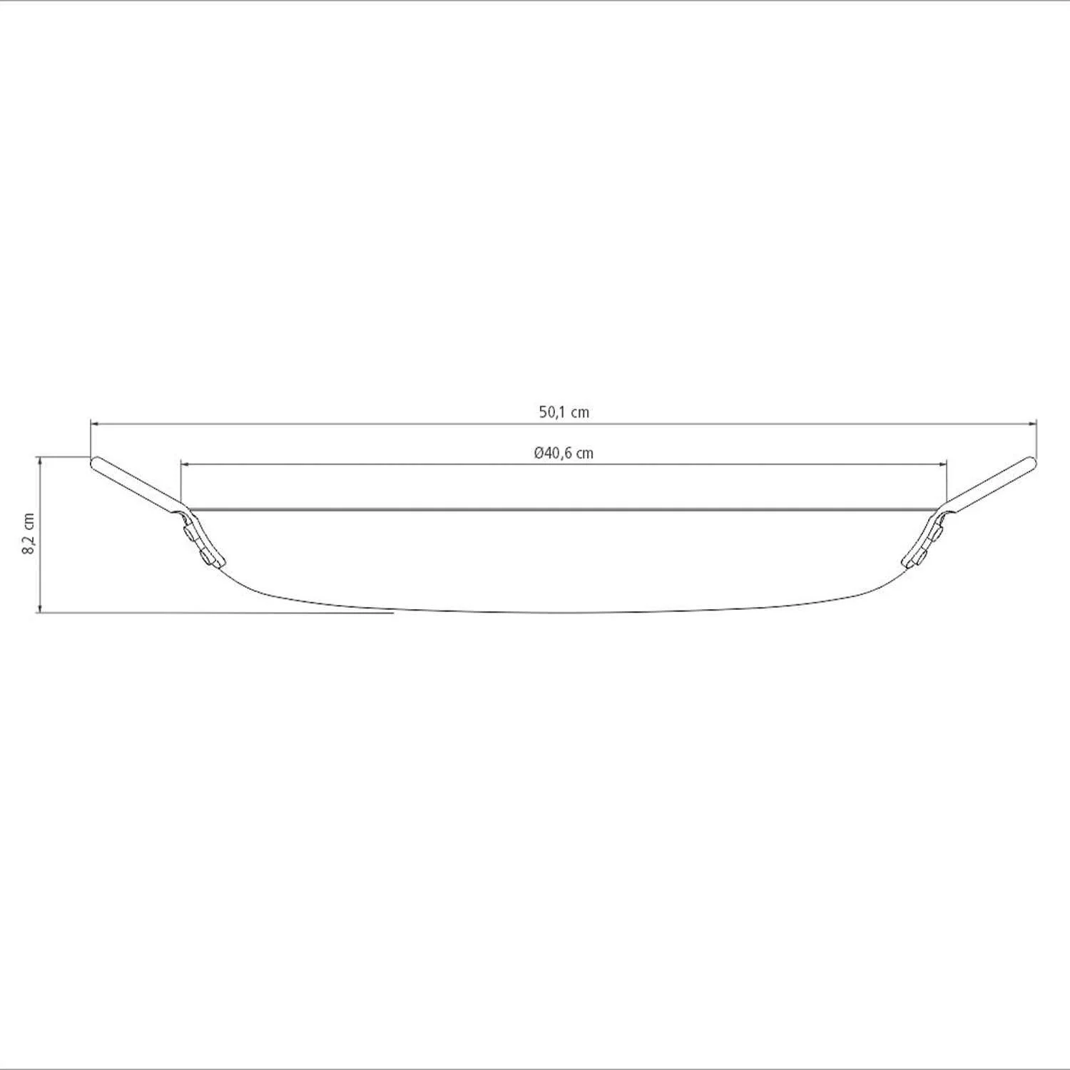 Tramontina Carbon Steel Outdoor Paella Pan 40 cm - Image 5