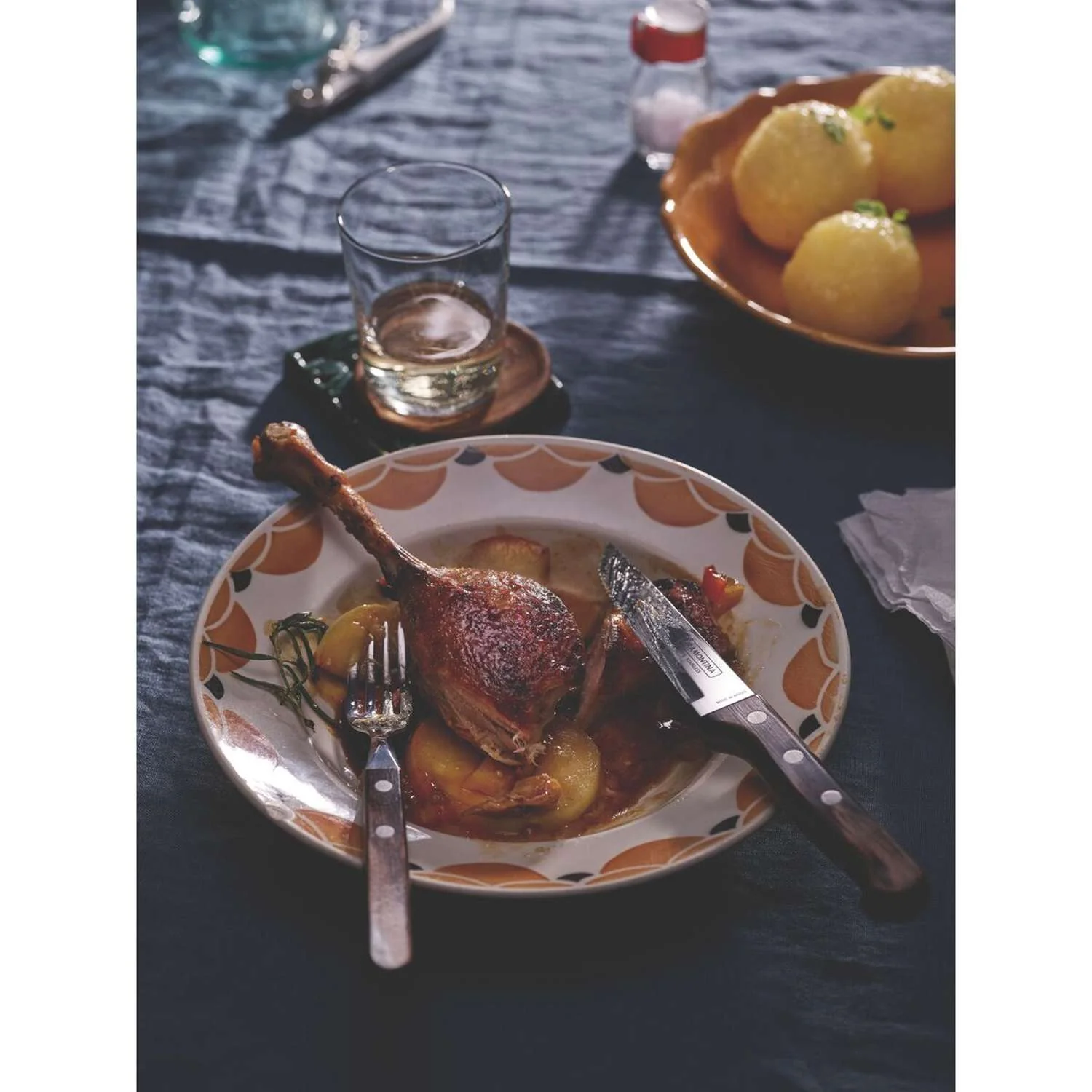 Tramontina Dishwasher-safe Wooden Handle 8 Pcs. Gaucho Cutlery Set - Image 8