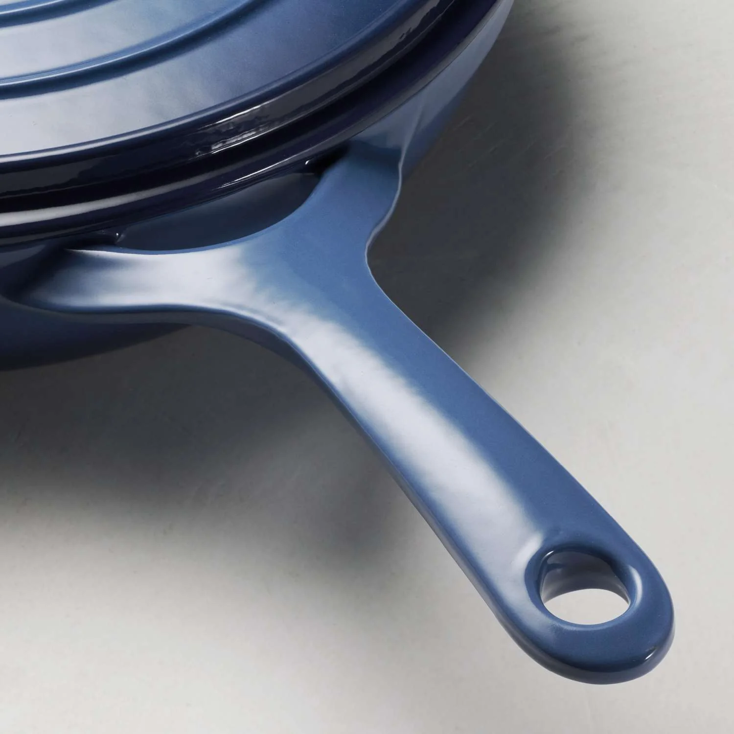 Tramontina Enamelled Cast Iron Saute Pan 30 cm (Blue) - Image 4