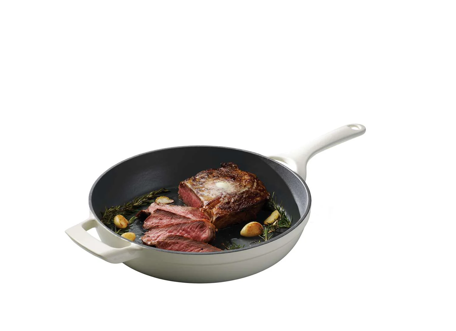 Tramontina Enamelled Cast Iron Skillet 30 cm (White) - Image 10