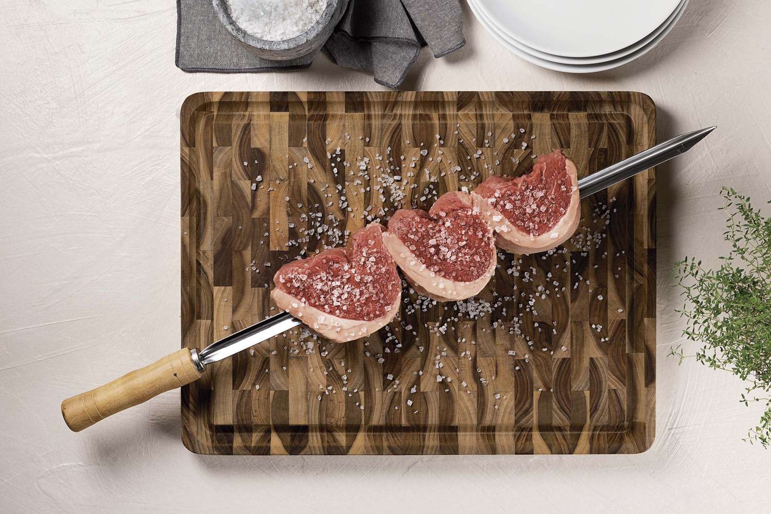 Tramontina End Grain Chopping Board 45 x 34 cm - Image 11