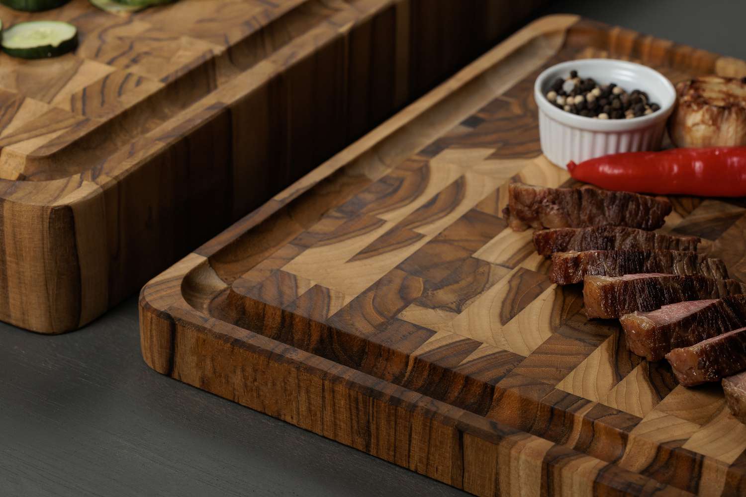 Tramontina End Grain Chopping Board 45 x 34 cm - Image 8