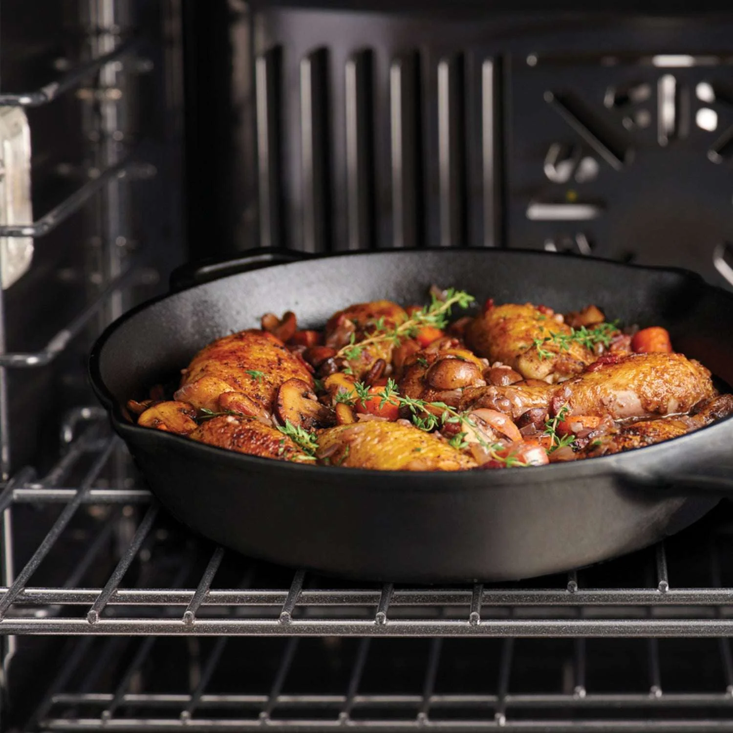 Tramontina Griddle Pan 28cm (2.2l) Pre-seasoned Cast Iron - Image 5