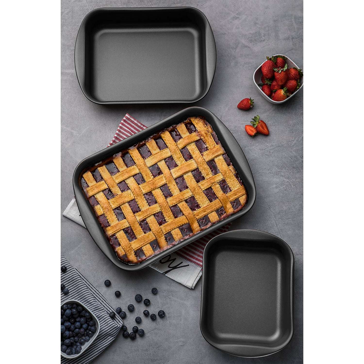 Tramontina Non-stick 3 Pcs. Roasting Pan Set - Image 3
