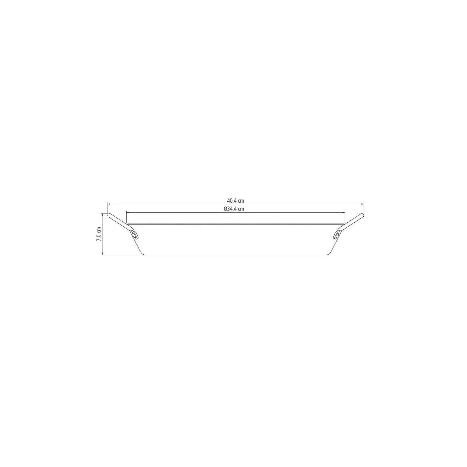 Tramontina Non-stick Paella Pan with 34cm (3.7l) - Image 5