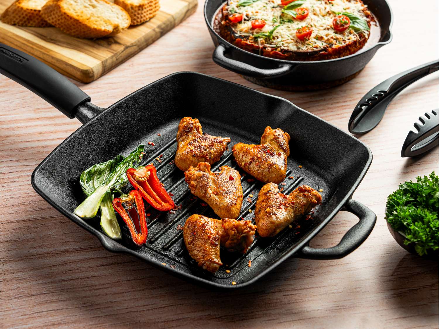 Tramontina Pre-seasoned Cast Iron Griddle Pan 27 cm - Image 6