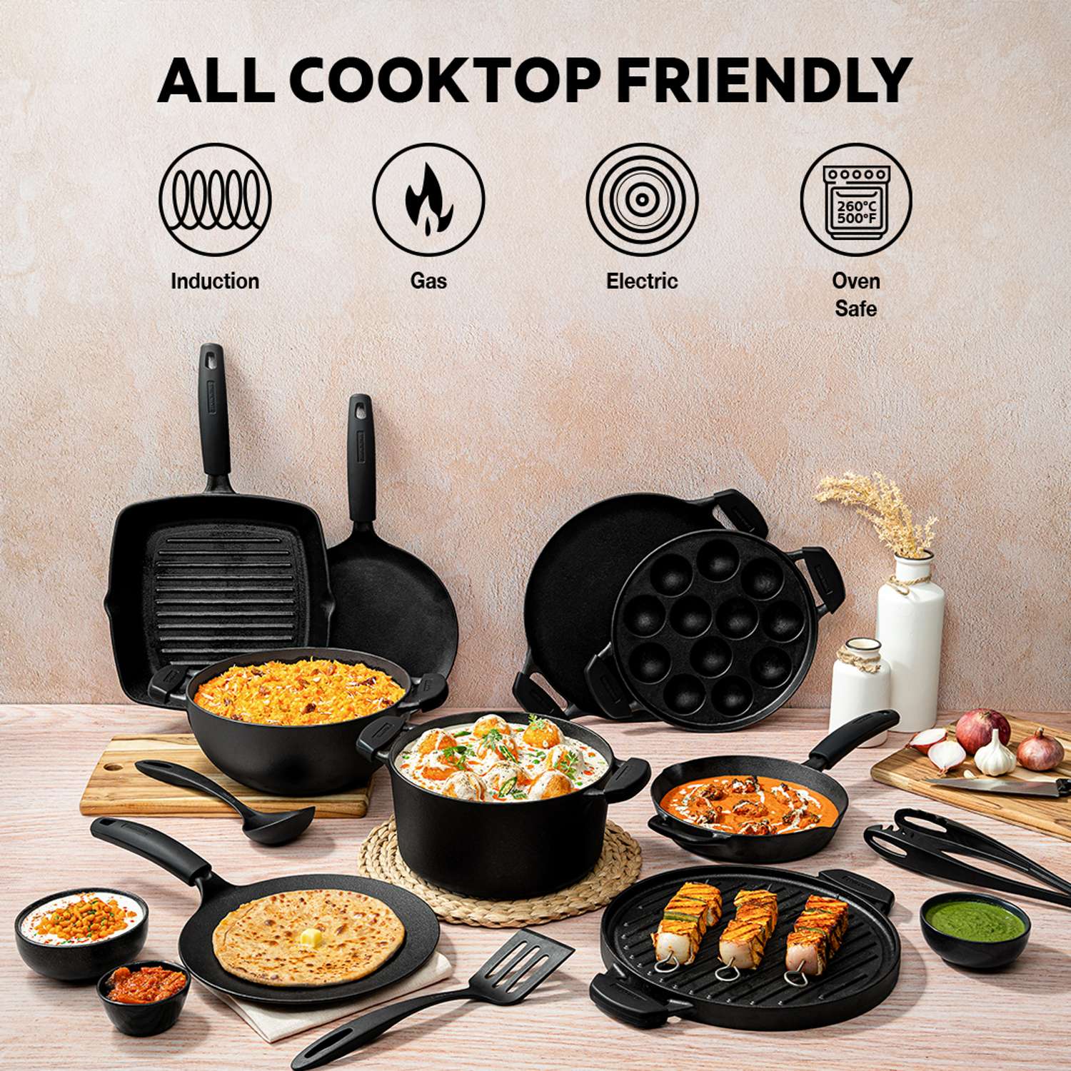 Tramontina Pre-seasoned Cast Iron Griddle Pan 27 cm - Image 9