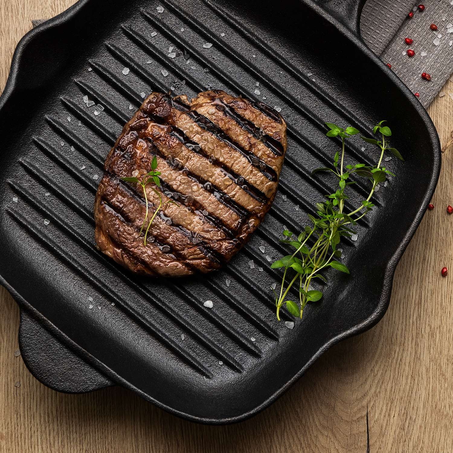 Tramontina Square Griddle Pan 27cm (2l) Pre-seasoned Cast Iron - Image 6