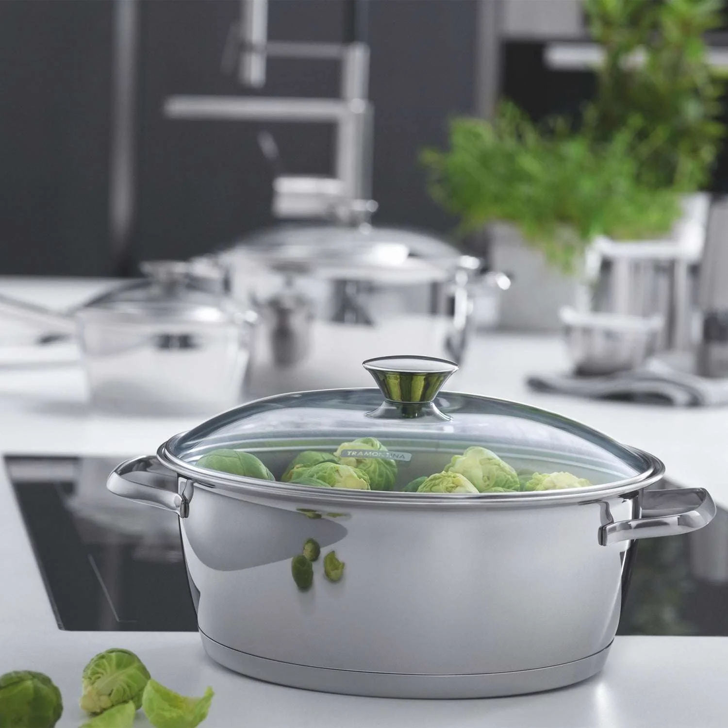 Tramontina Stainless Steel 3 Pcs. Cookware Set - Image 4