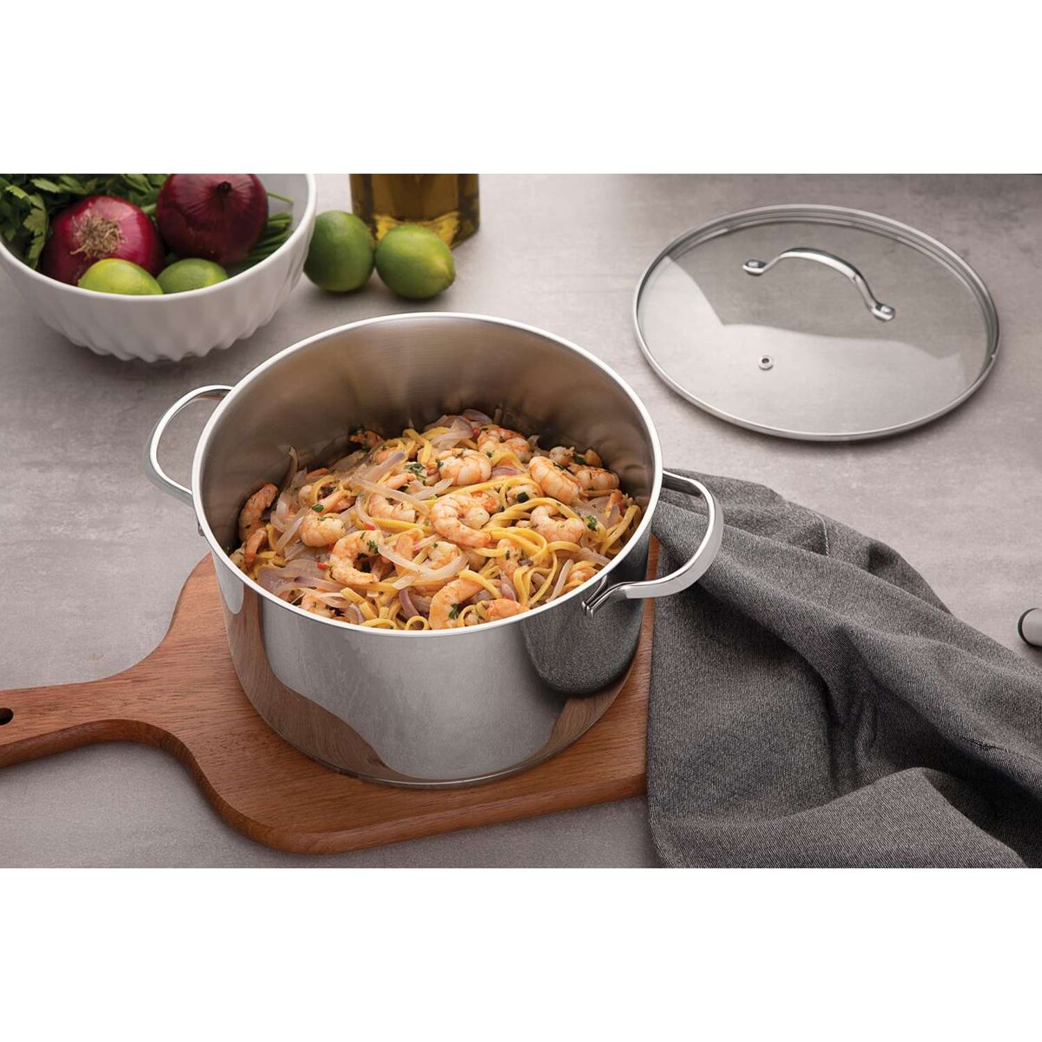 Tramontina Stainless Steel 4 Pcs. Cookware Set - Image 3