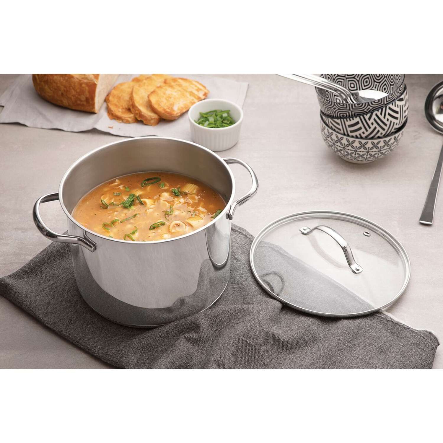 Tramontina Stainless Steel 4 Pcs. Cookware Set - Image 4