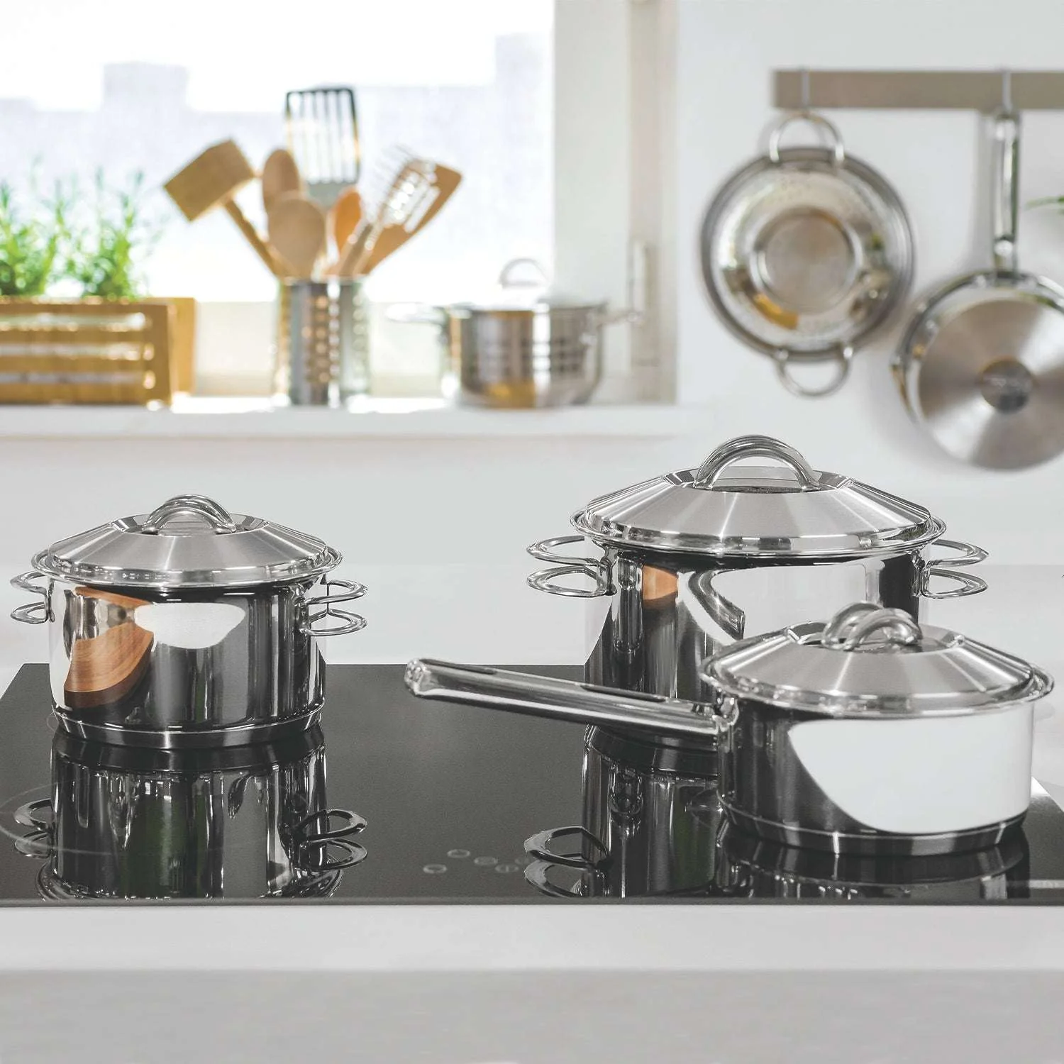 Tramontina Stainless Steel 6 Pcs. Cookware Set - Image 5