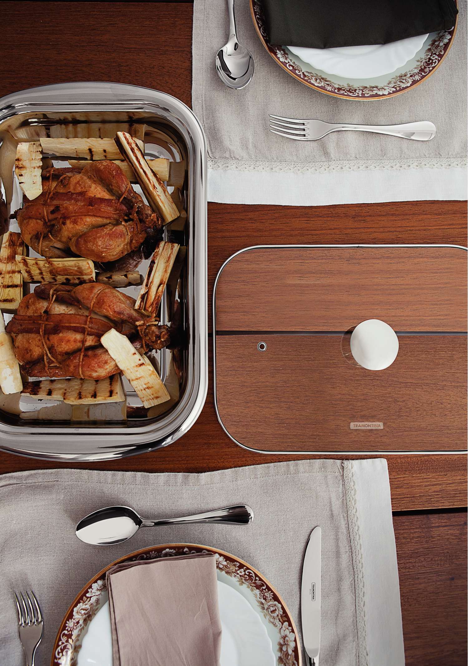 Tramontina Stainless Steel Prep Tray 34cm x 22.2cm (2.2 litres) - Image 9