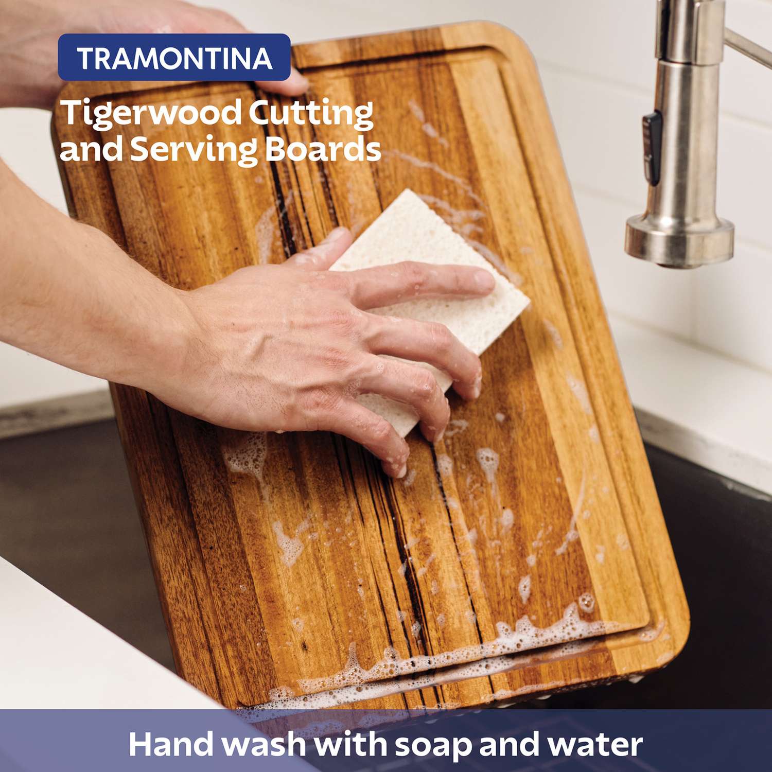 Tramontina Tigerwood 2 Pcs. Chopping Board Set - Image 3